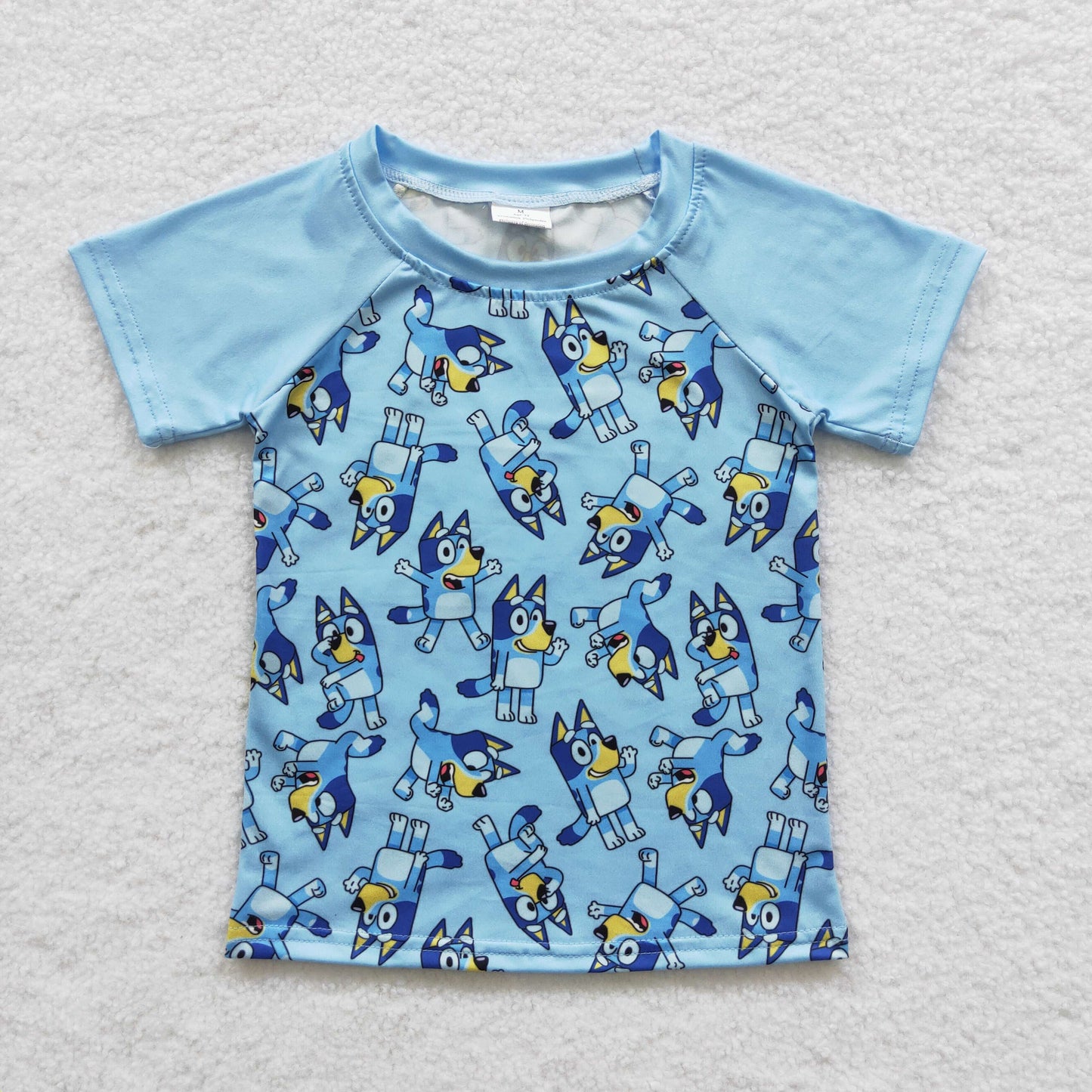 Dark Blue cartoon boy shirt