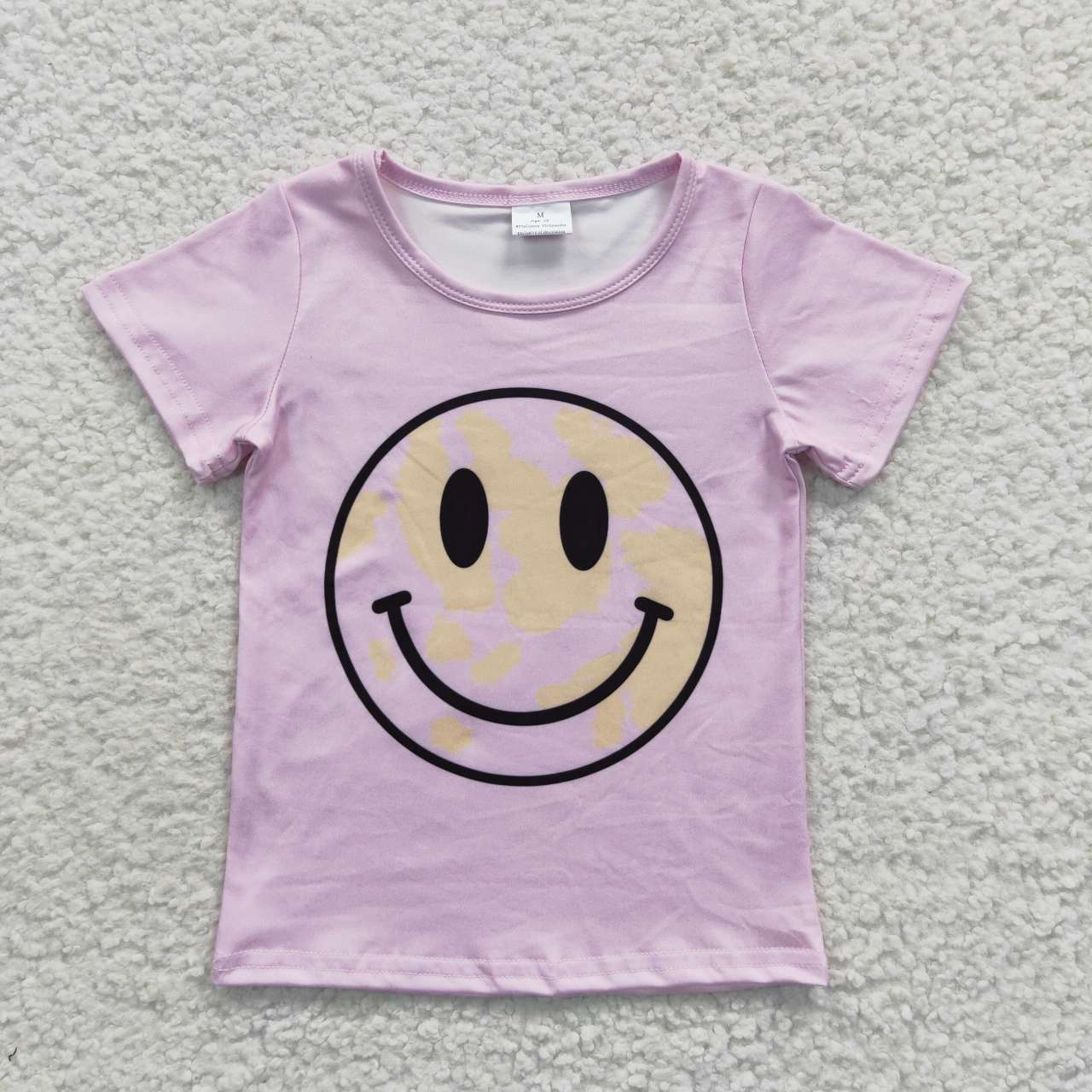 Summer Pink Smile Short Shirt