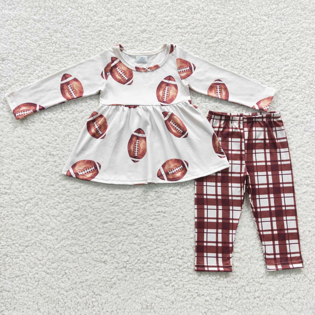 Brown Baseball Girls Set