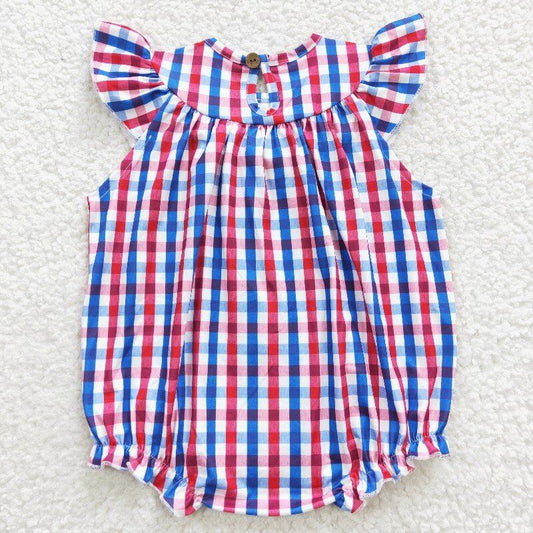July Of 4th Smock Baby Romper