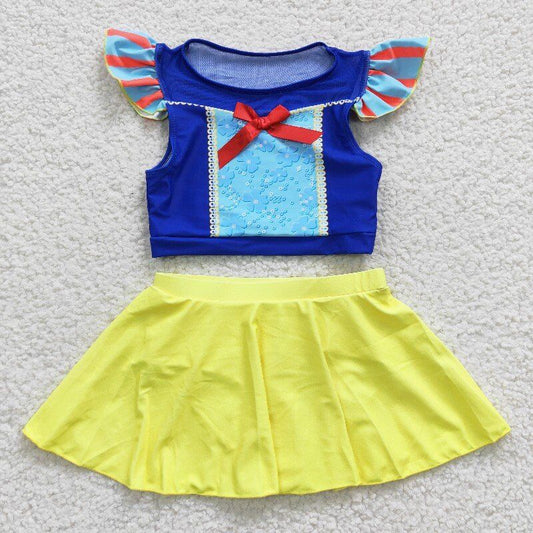 Princess 2pc girls summer Swimsuit