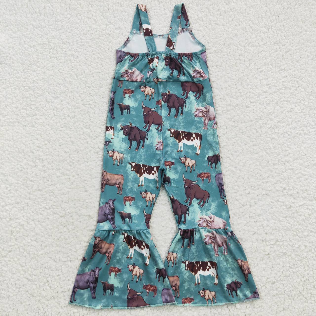 Green Cow Jumpsuit
