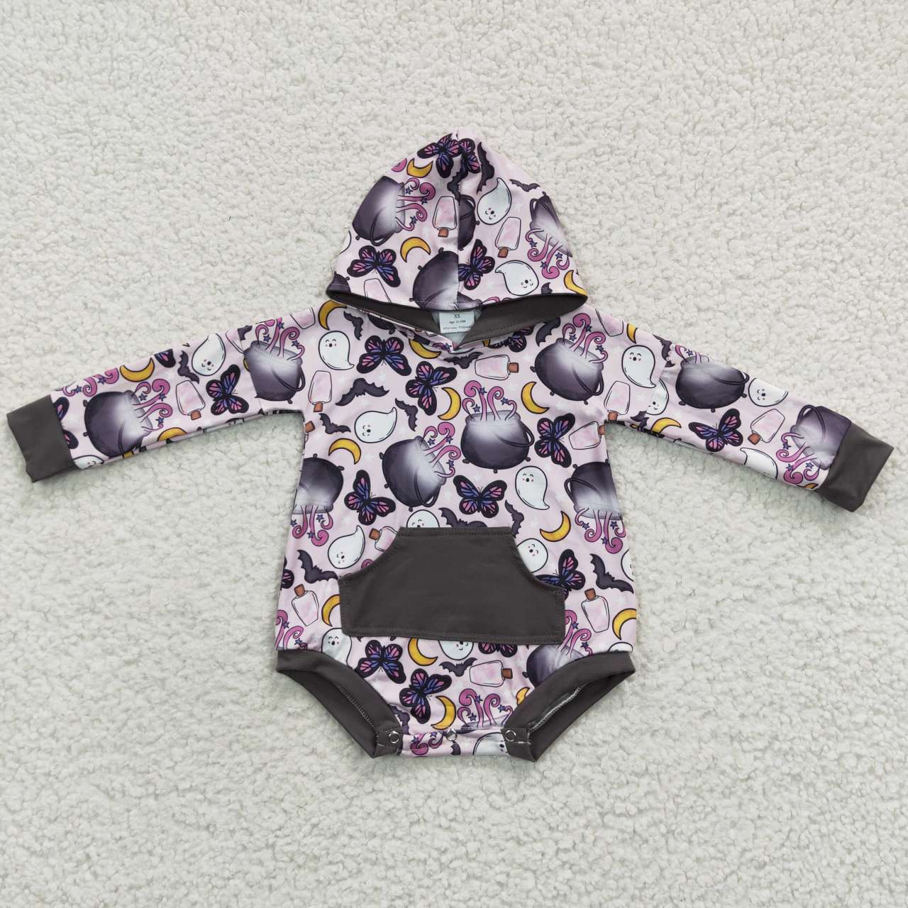 Halloween Cartoon long sleeves romper