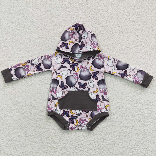 Halloween Cartoon long sleeves romper