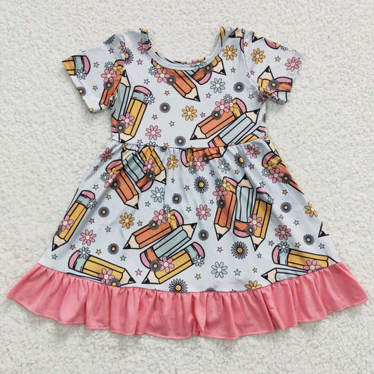 Back to School Pencil Girls Dress
