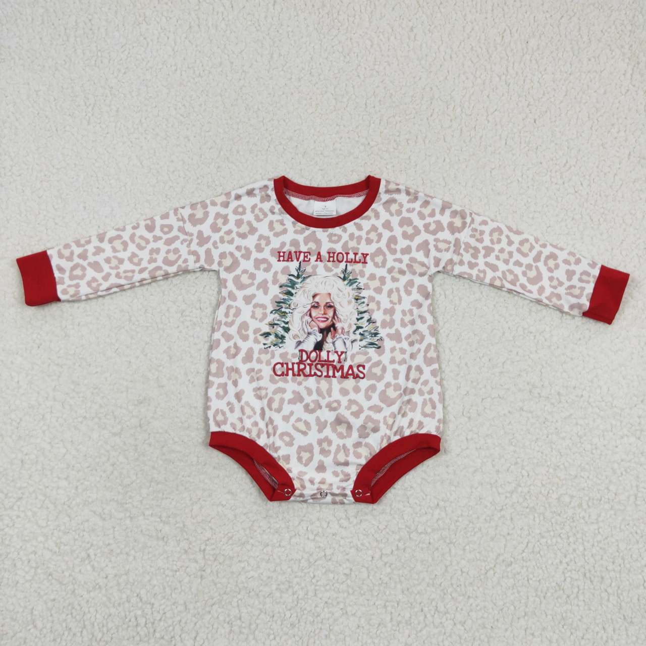 Christmas Cartoon baby long sleeves romper