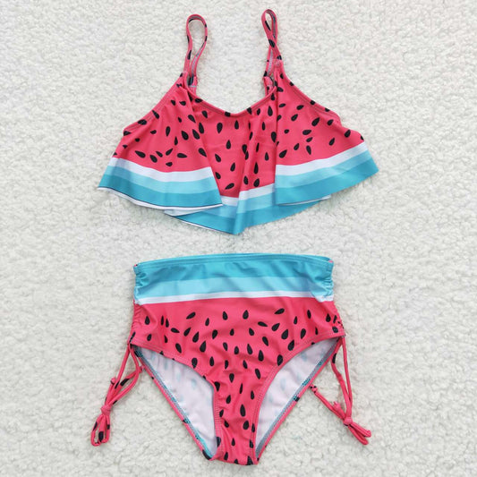 Watermelon 2pc Girls Summer Swimsuit