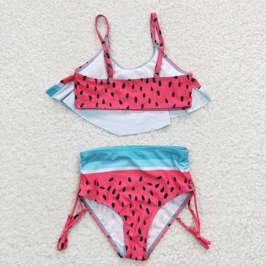 Watermelon 2pc Girls Summer Swimsuit