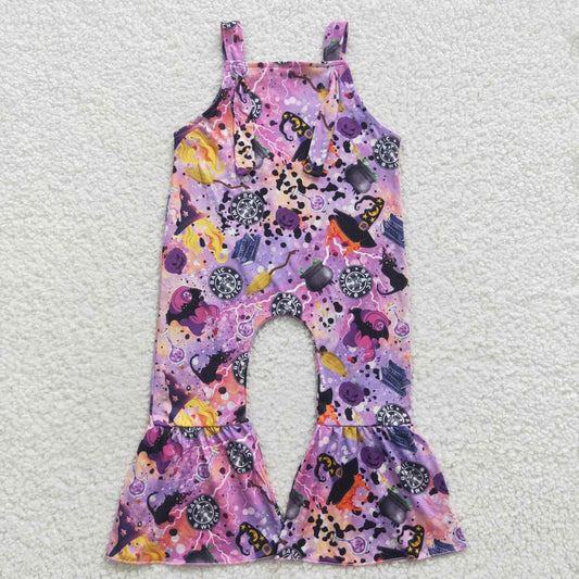 Halloween Purple Cartoon Jumpsuit