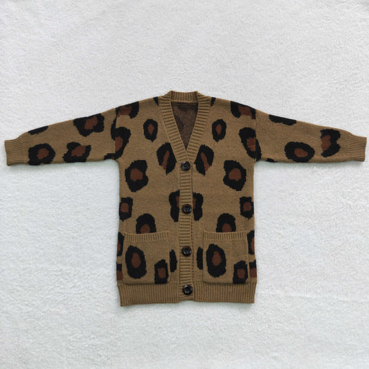 Brown cheetah sweaters
