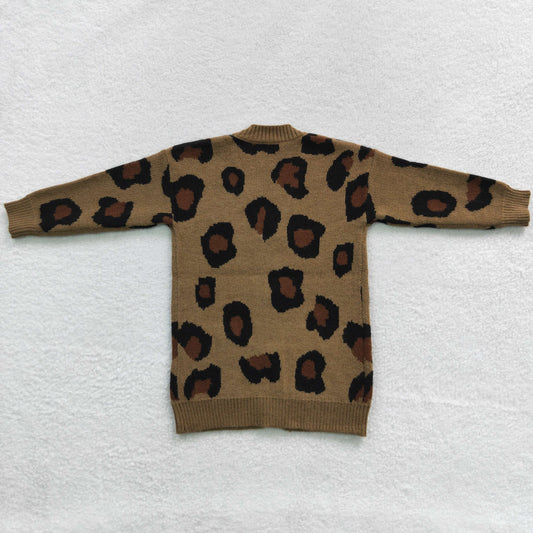 Brown cheetah sweaters