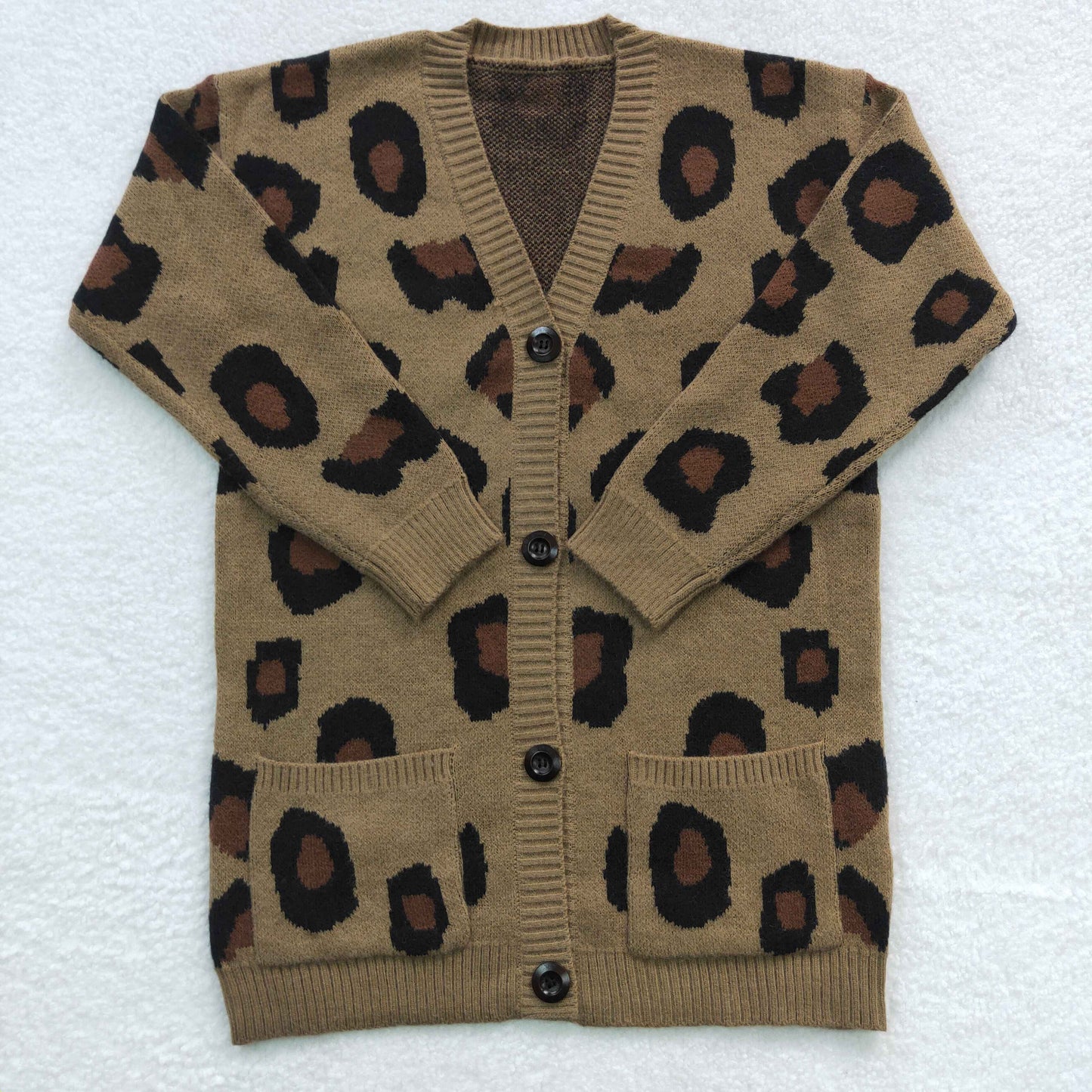 Brown cheetah sweaters