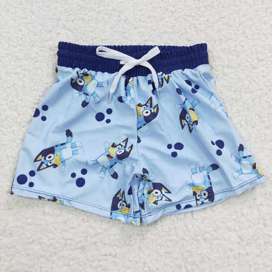 Blue Dog Boy short swim