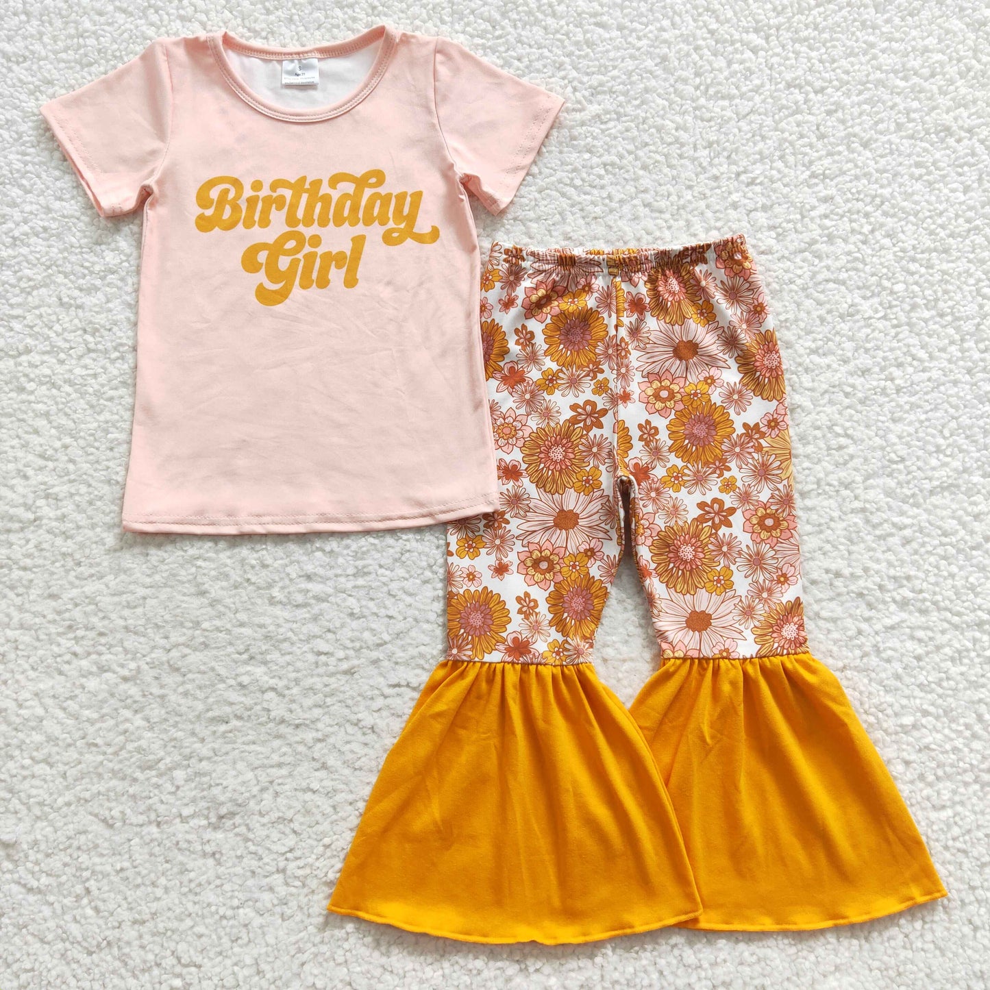 Birthday Flowers Girls Set