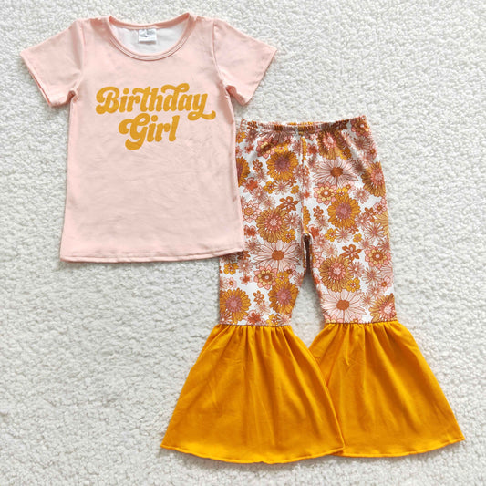 Birthday Flowers Girls Set
