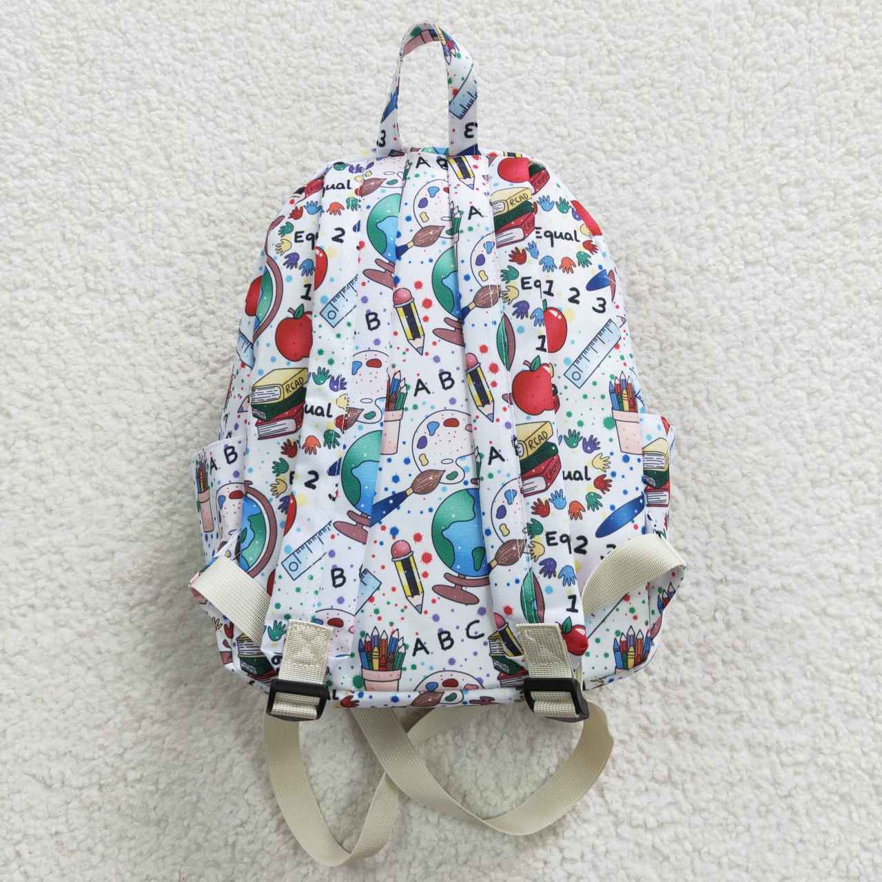 Blue Back To School Print BACKPACK