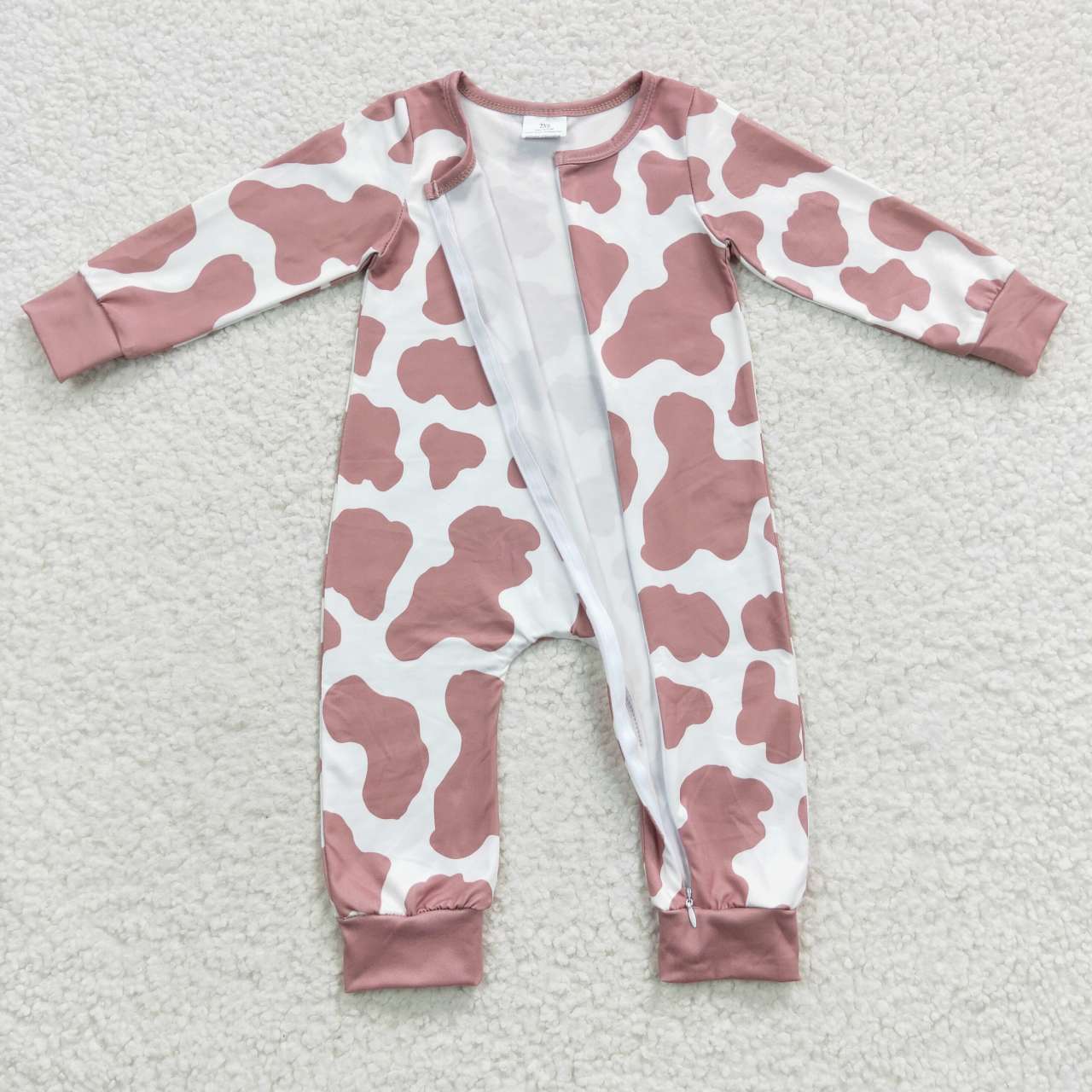 Brown Cartoon Baby long Romper