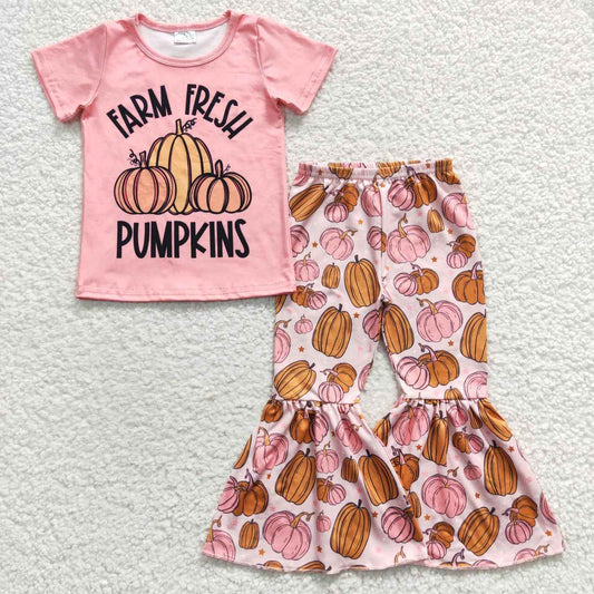 Halloween Pink Pumpkin Girl Outfits