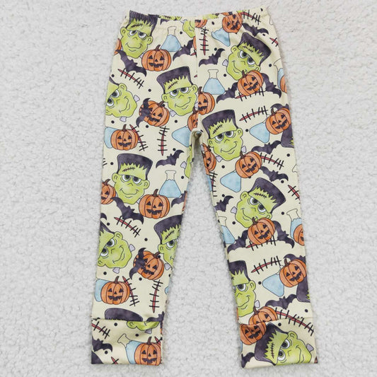 Halloween Cartoon Pumpkin Pants