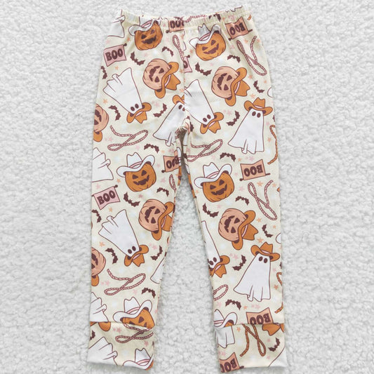 Halloween Orange Cartoon Pumpkin Pants