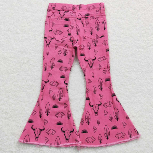 Pink Cowboys jeans Flare Pants