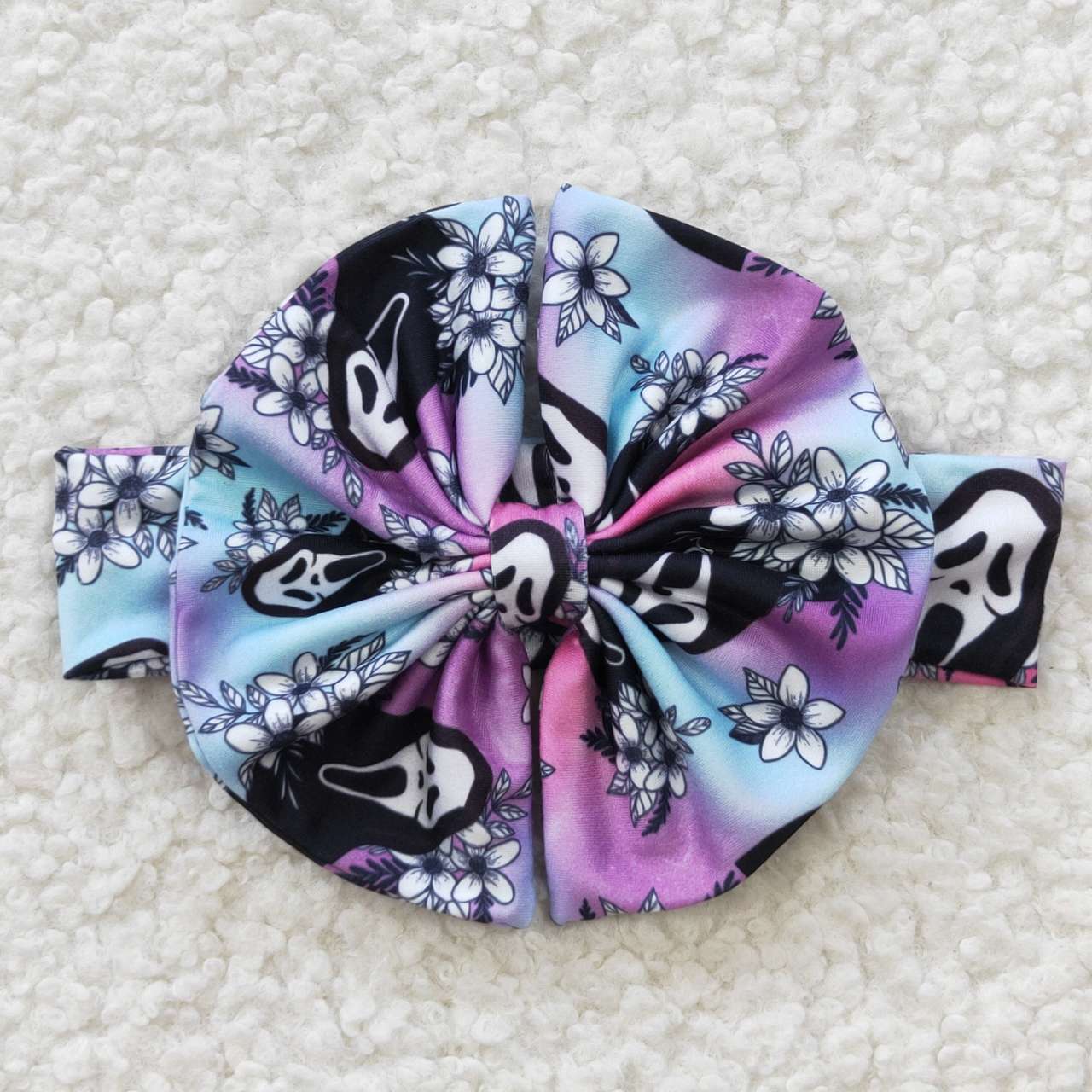 Halloween Purple Cartoon Girls Bummies