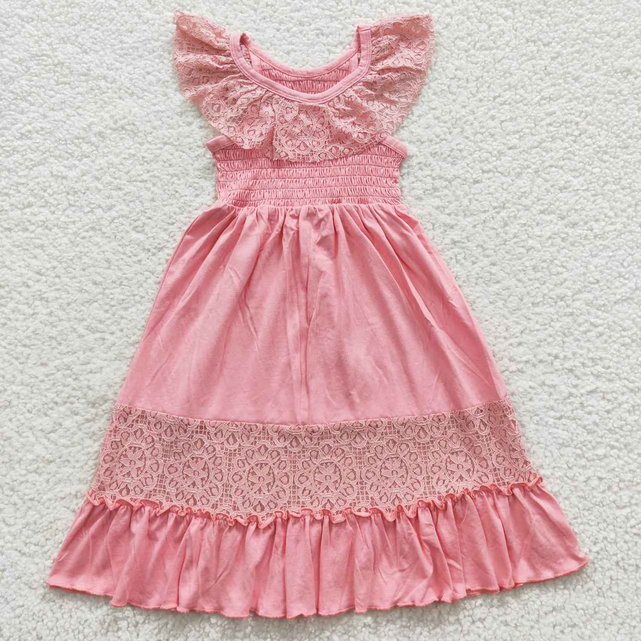 Pink Smock Dress