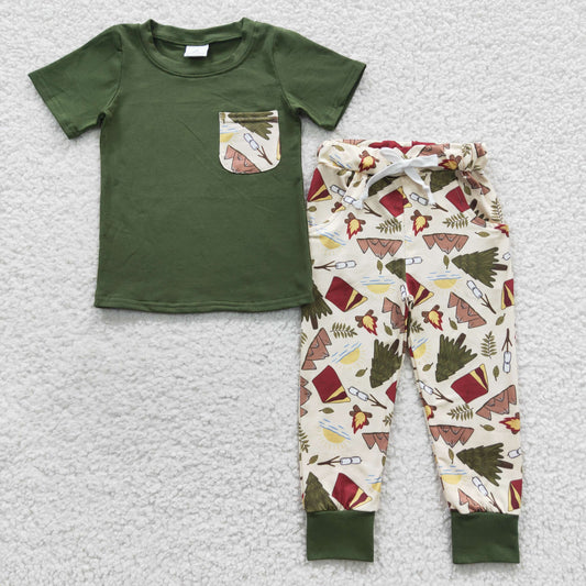 Green Tree Tent Boy Set