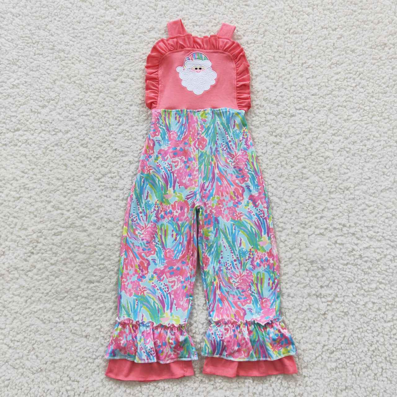 Christmas Pink Santa Jumpsuit