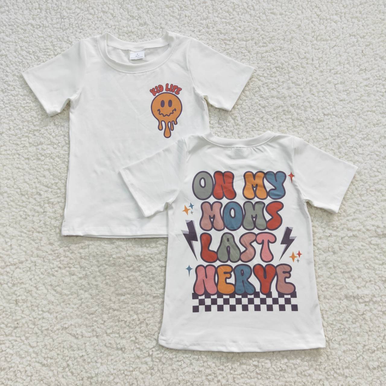 Smile Print Cartoon Cute Shirt