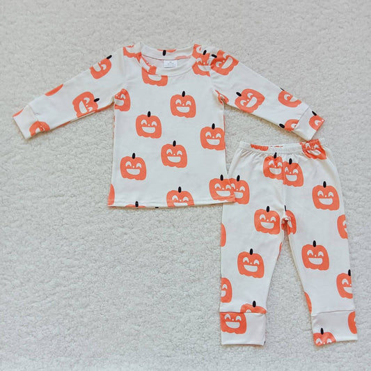 Pumpkin Cartoon long-sleeved pants pajamas
