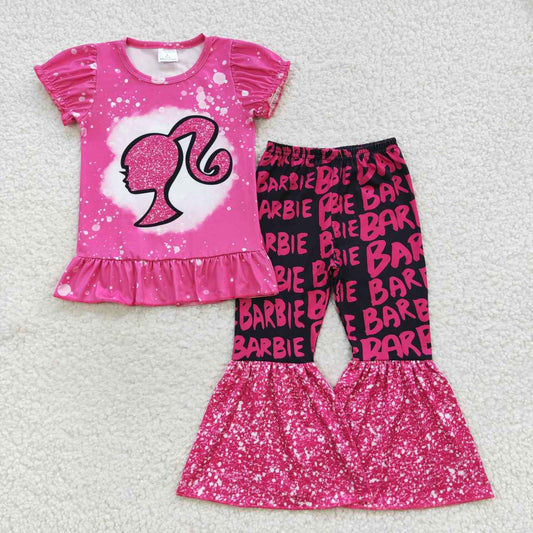 Pink Cartoon Girls Set