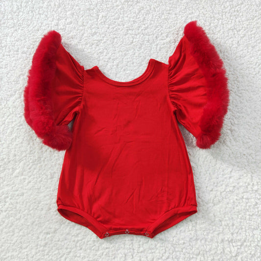 Christmas Red Velvet Romper