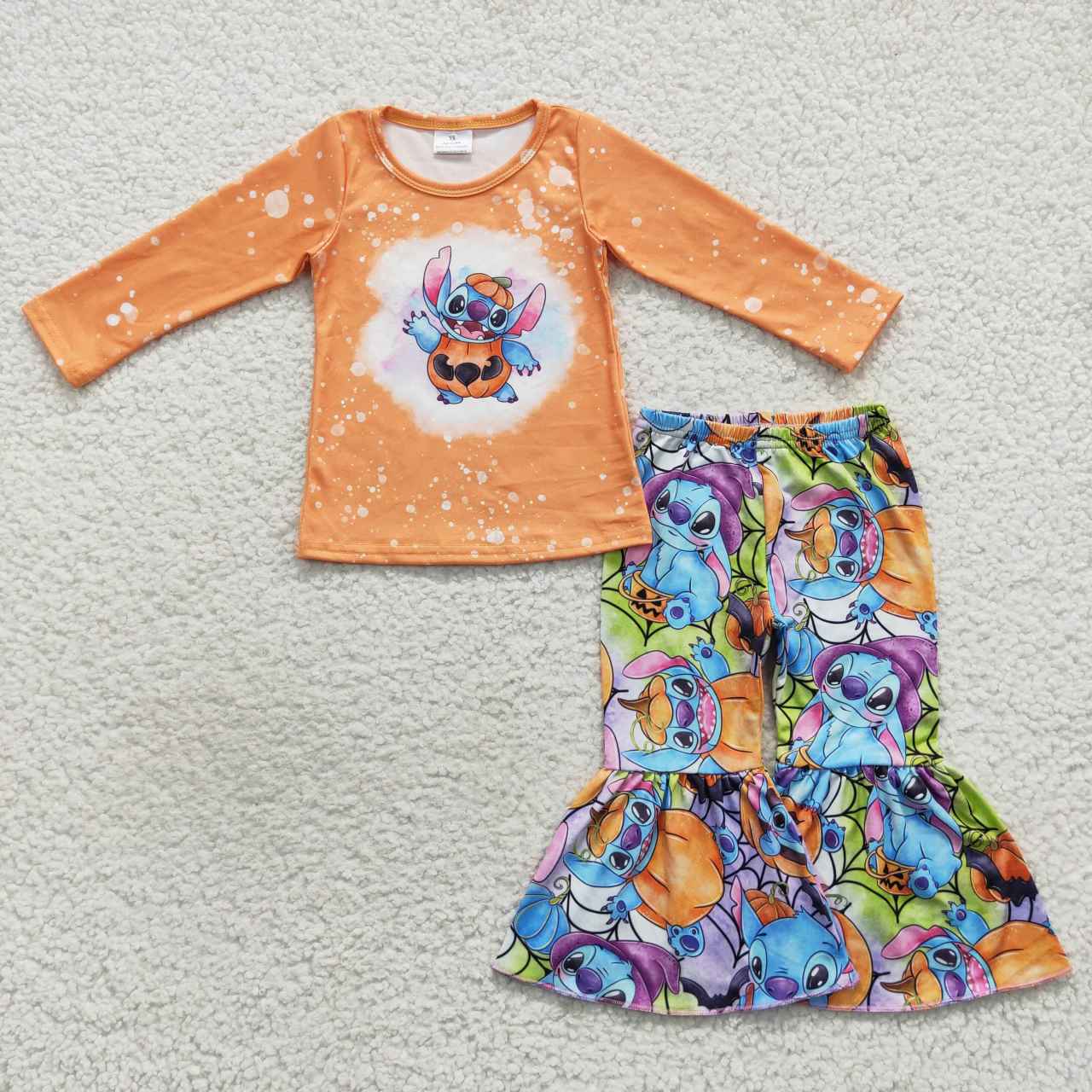 Orange Cartoon Girls Set