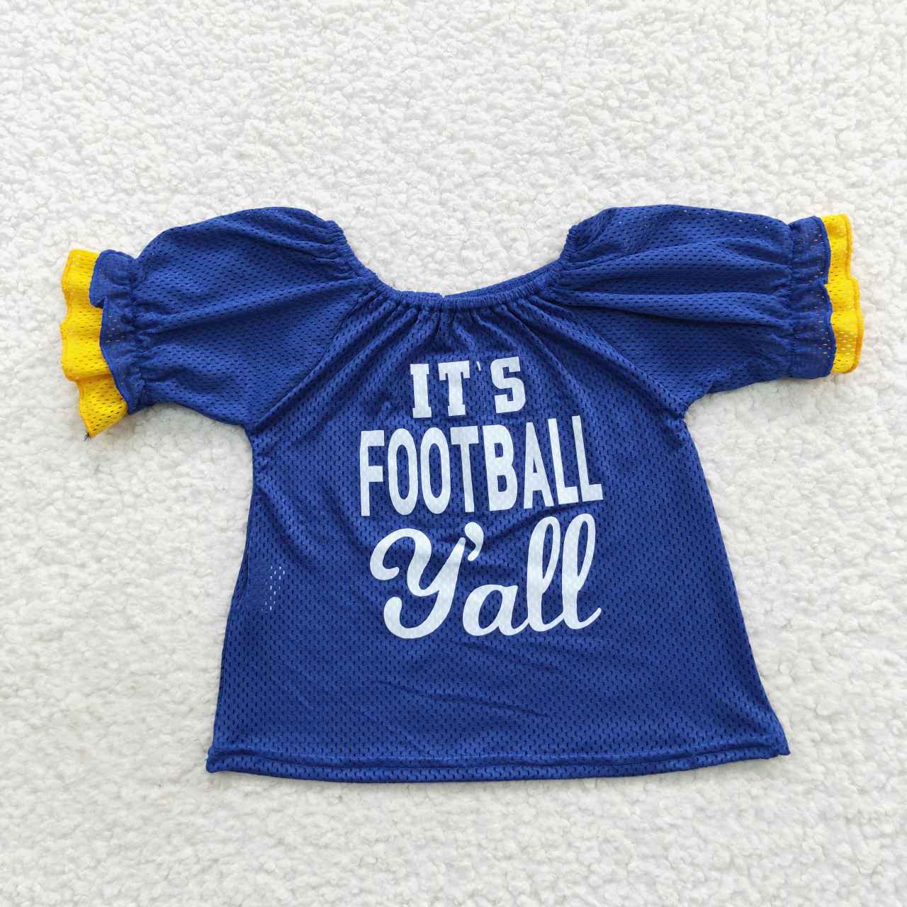 Blue Sports fabric top