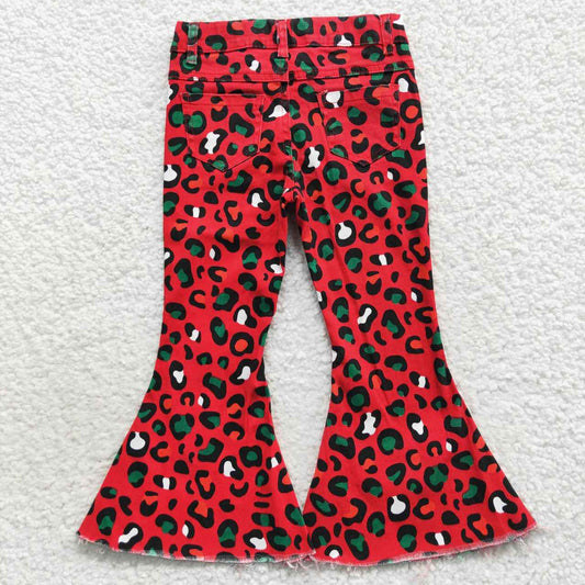 Red Leopard bottom Jeans