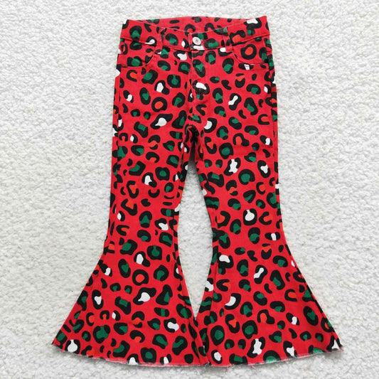 Red Leopard bottom Jeans