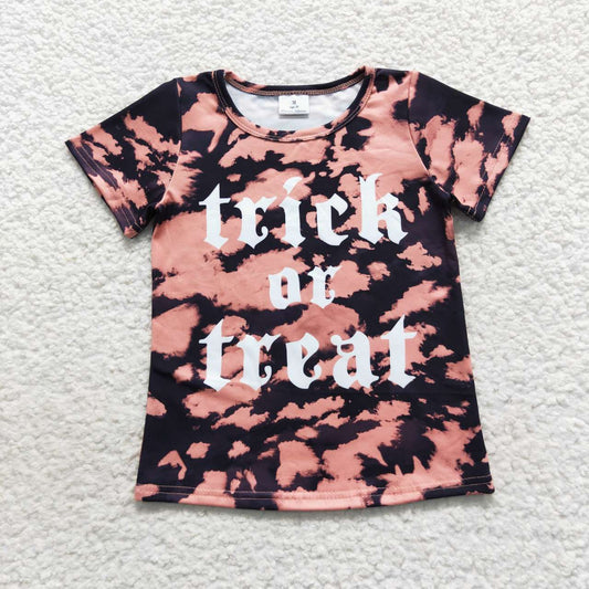 Leopard brown letters Shirt