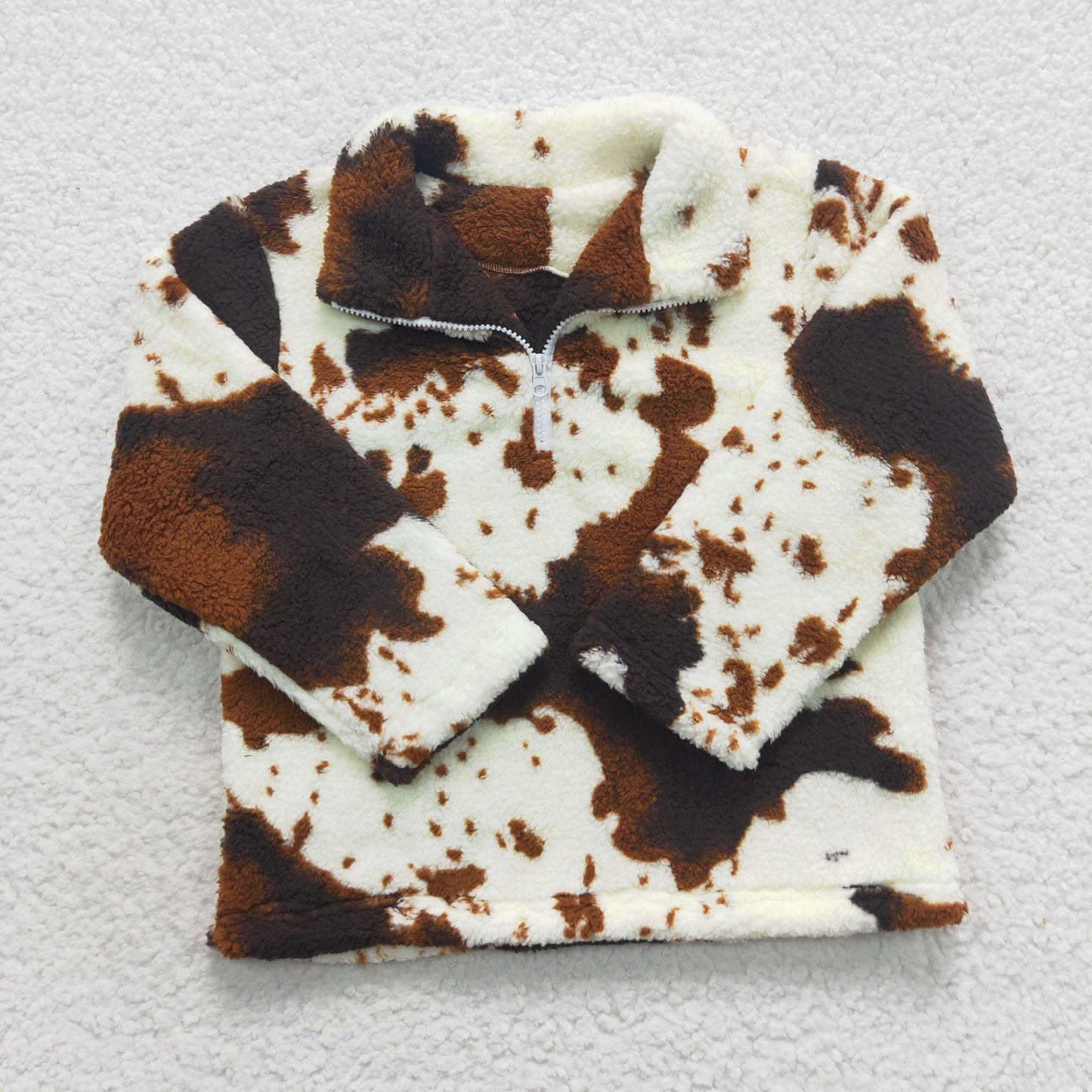 Brown cow girls coat