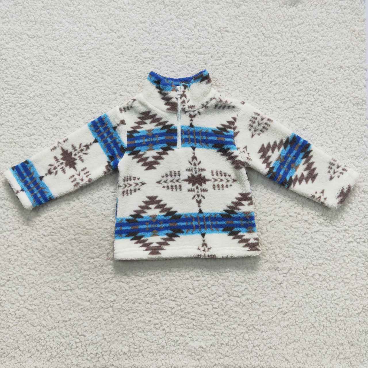 Western Blue cow girls coat
