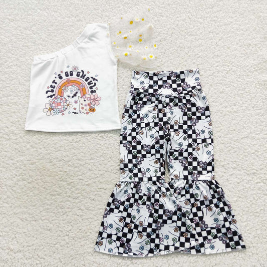 Halloween Ghost With Lace Girls Set