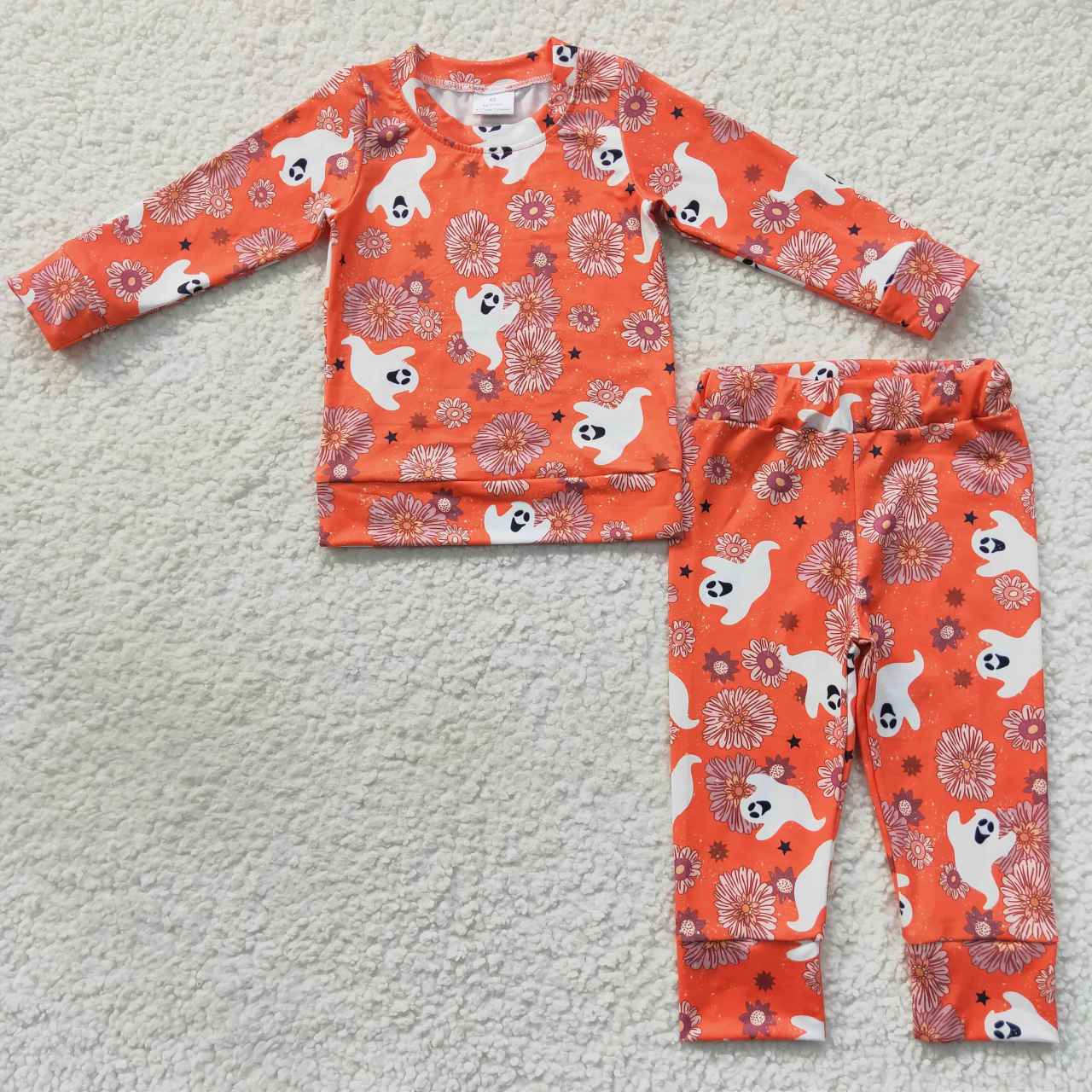 Halloween Ghost Long-sleeved Pants pajamas