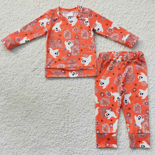 Halloween Ghost Long-sleeved Pants pajamas