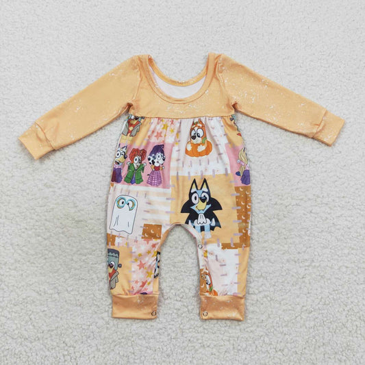 Halloween Cartoon Dog Baby Romper