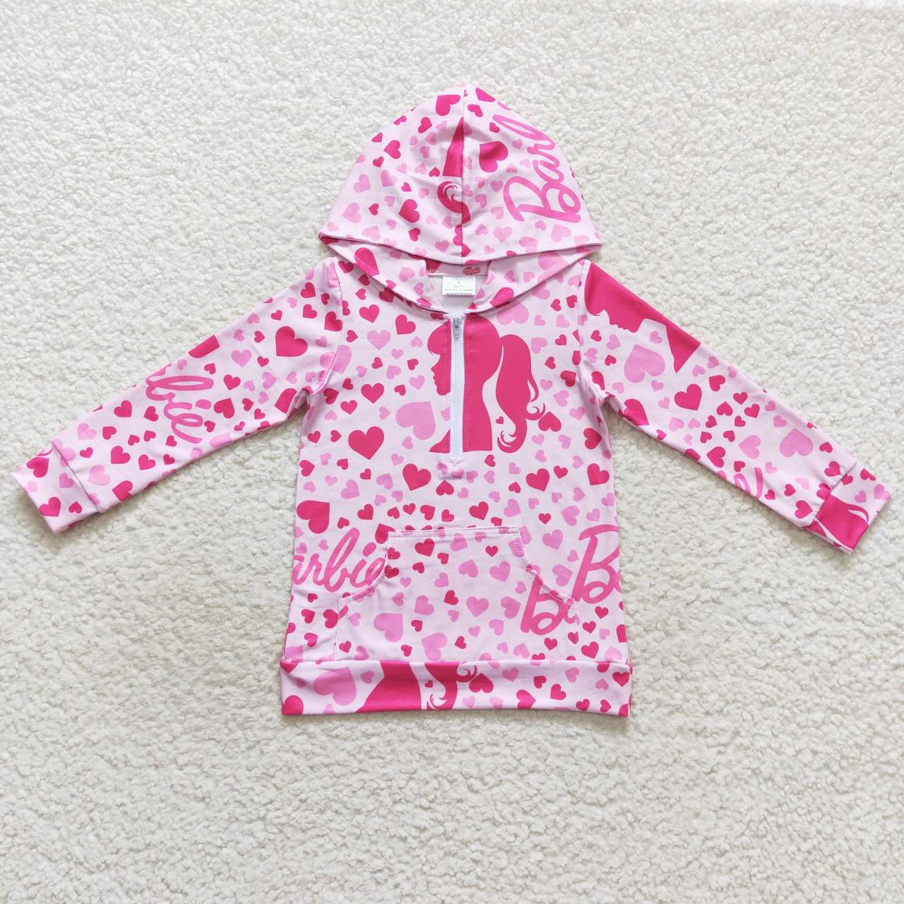 Pink Leopard hooded