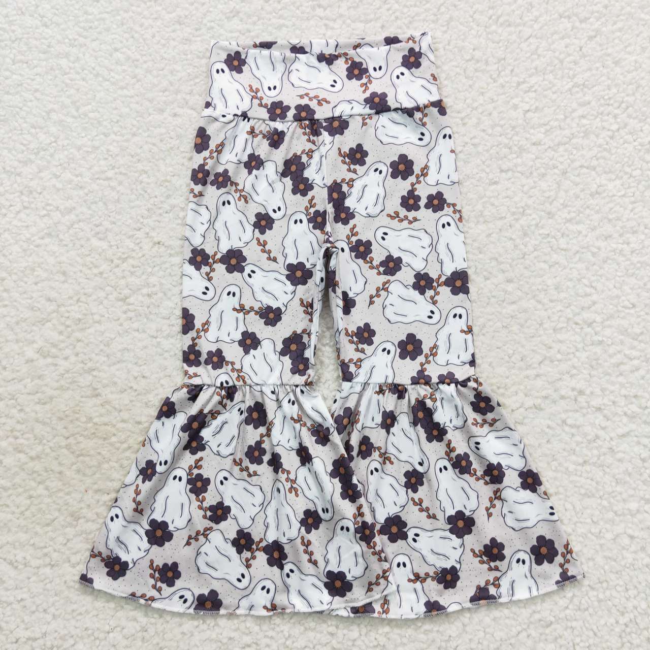 Halloween Ghost Print Girl's bell pants