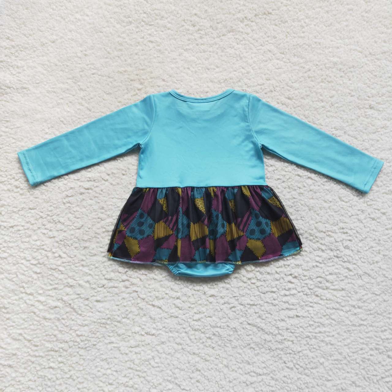 halloween Blue long sleeves romper