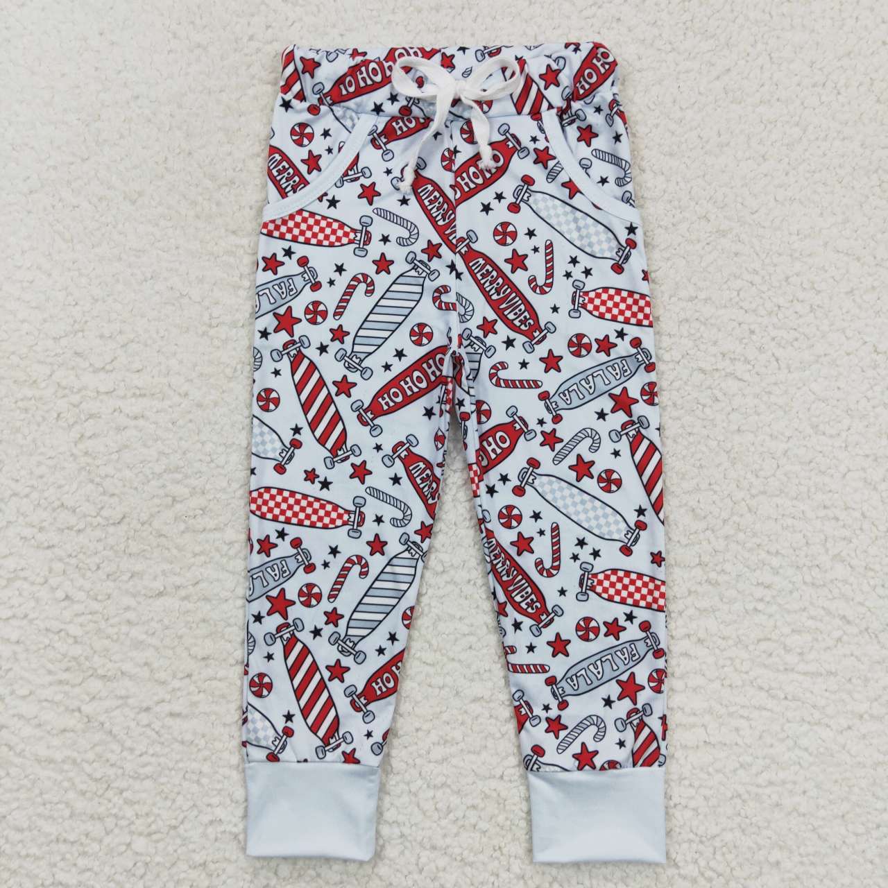 Skateboard Print Pants