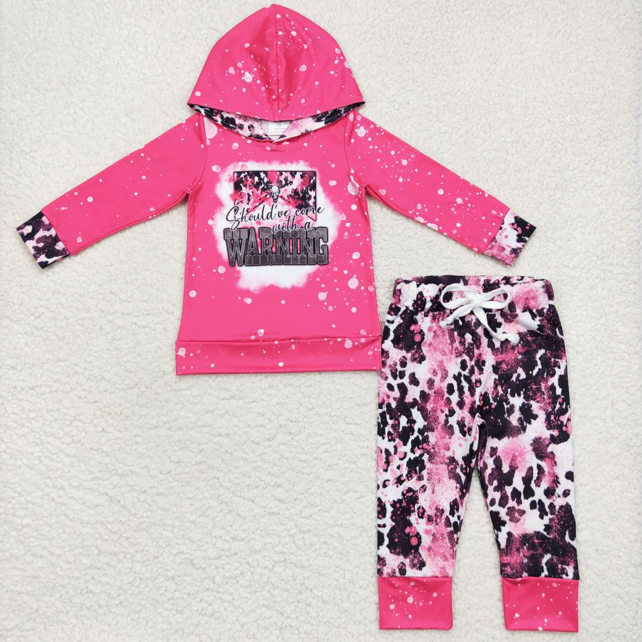 western Pink Cow Jogger