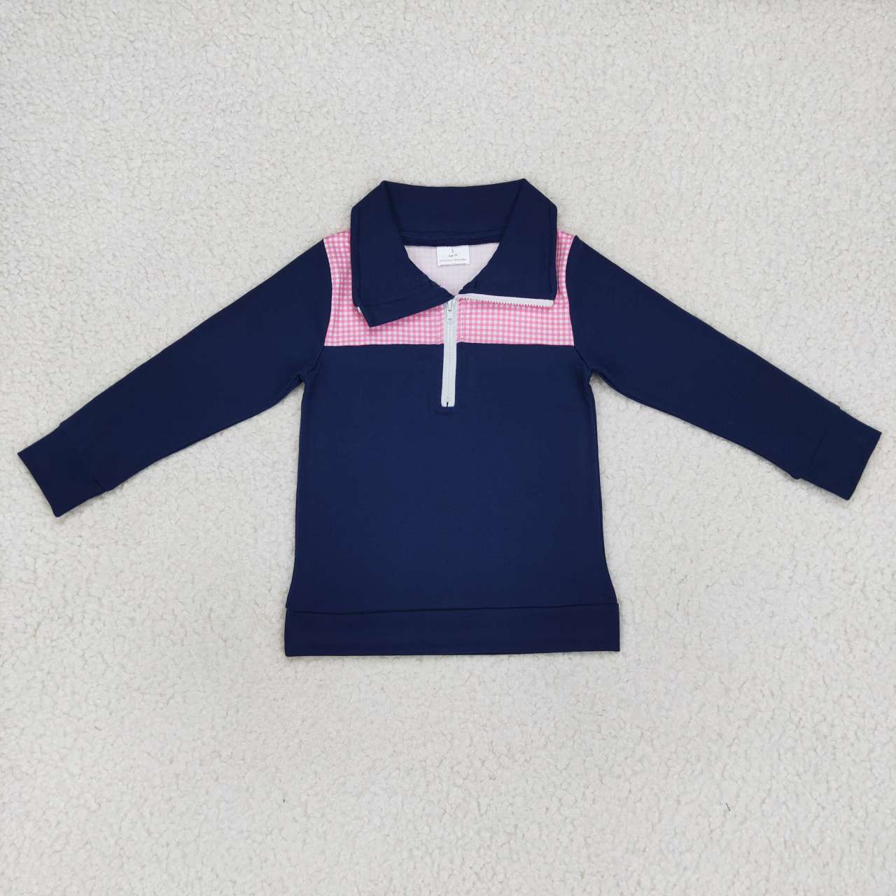 Navy with Pink Coat